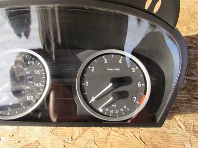 BMW Instrument Cluster Gauges Speedometer (MPH) 62116947357 E60 04-05 525i 530i 545i3